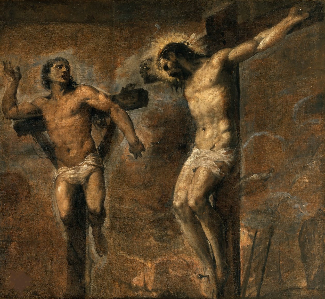 Chrystus i dobry łotr, ok. 1565-1570. autorstwa Titian