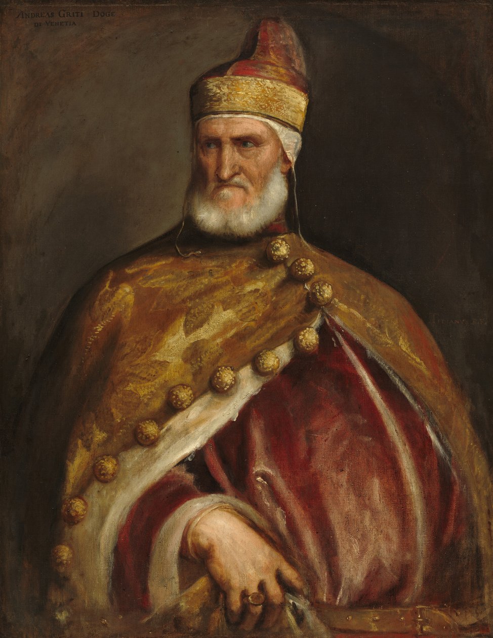 Doża Andrea Gritti, ok. 1930 r. 15461550. autorstwa Titian