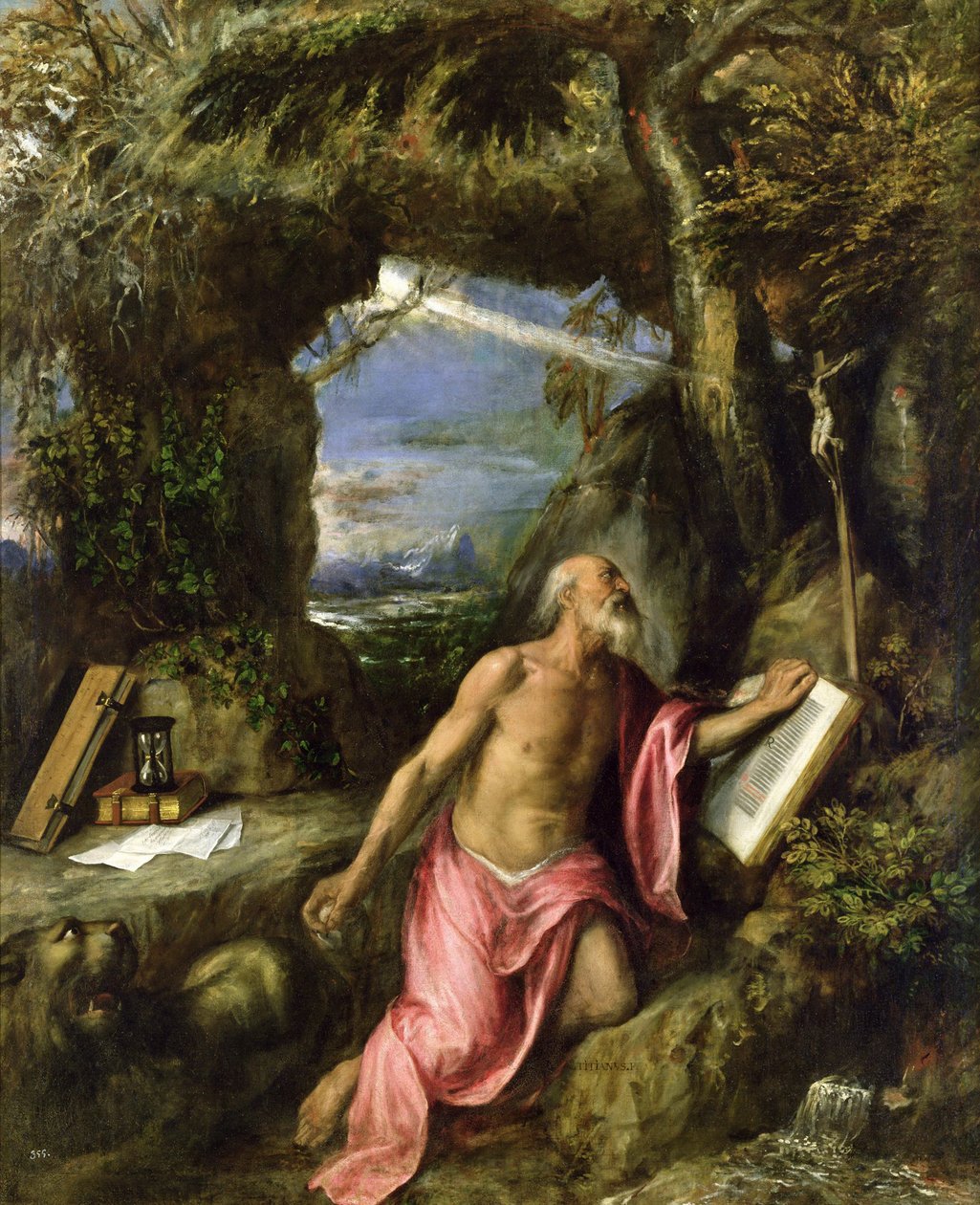 Pokutnik św. Hieronima, ca. 1575. autorstwa Titian