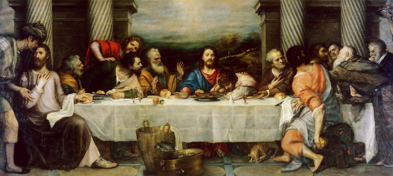 Ostatnia Wieczerza, 1557-1564. autorstwa Titian