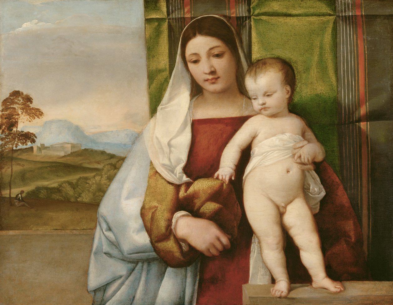 Madonna Cygańska autorstwa Tiziano Vecelli
