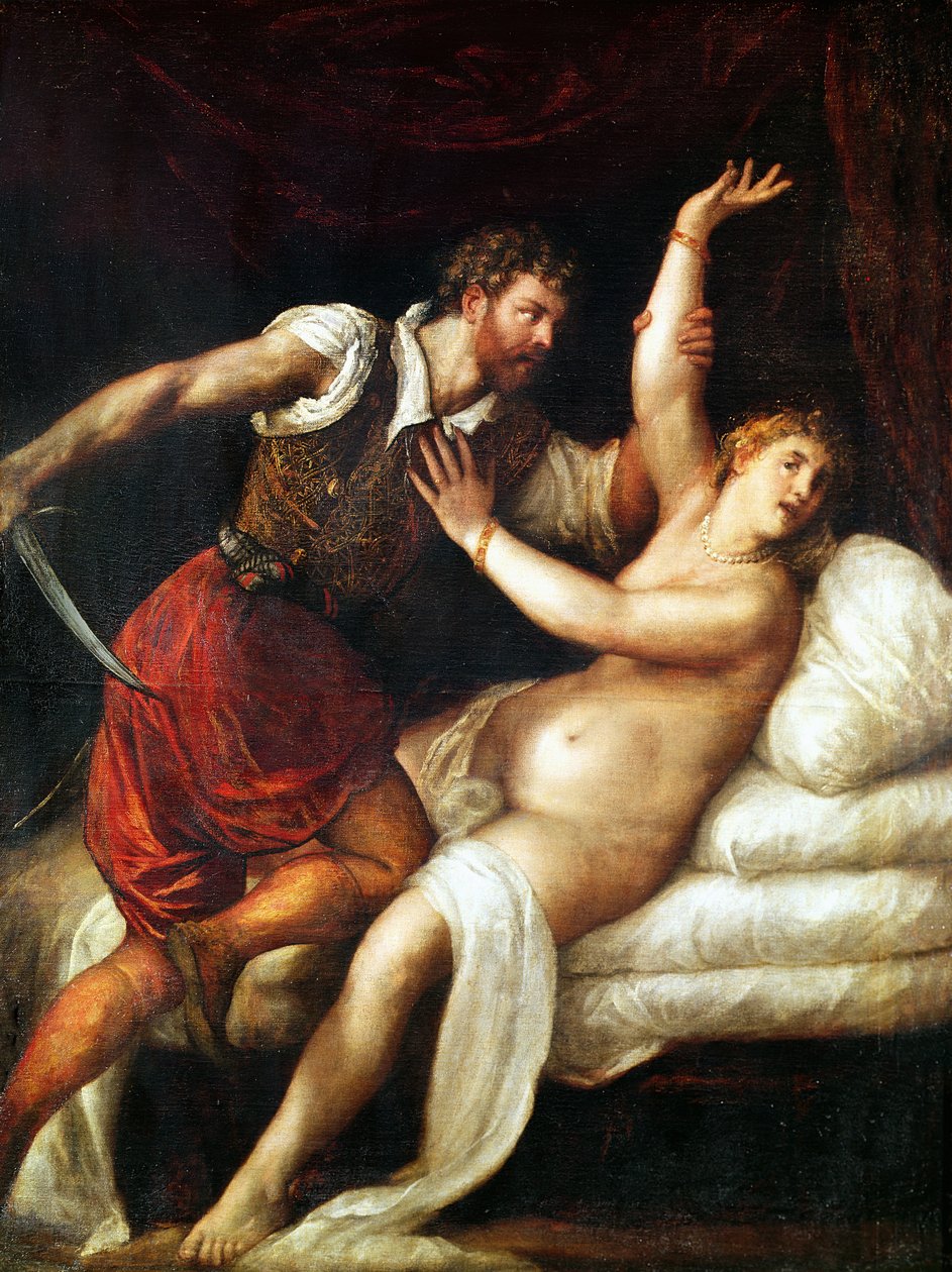 Лукретиа полигийн хүчингийн хэрэг autorstwa Tiziano Vecelli