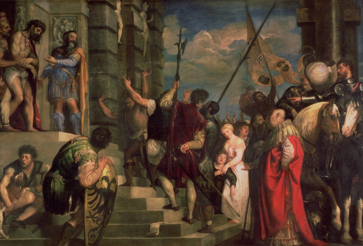 Oto Człowiek, 1543 autorstwa Tiziano Vecelli