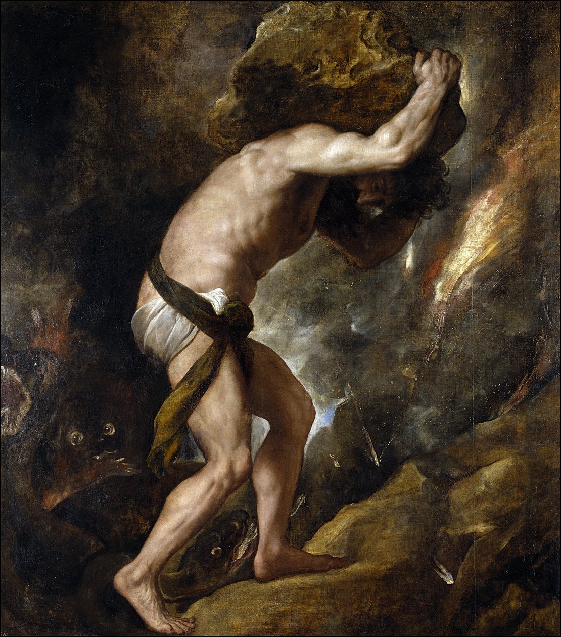Syzyf autorstwa Tiziano Vecelli