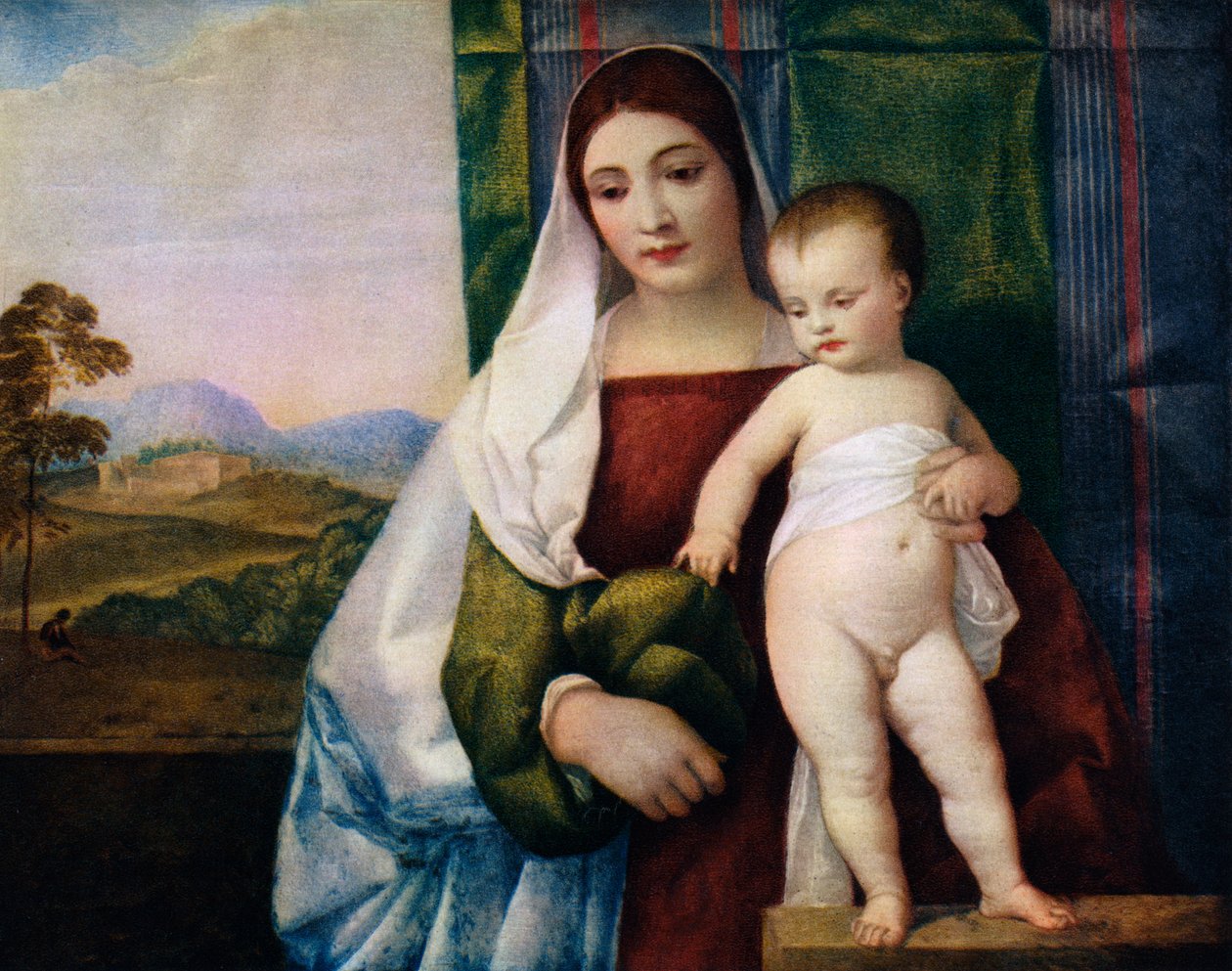 Madonna cygańska, ok. 1510, 1937 r. autorstwa Tiziano Vecelli