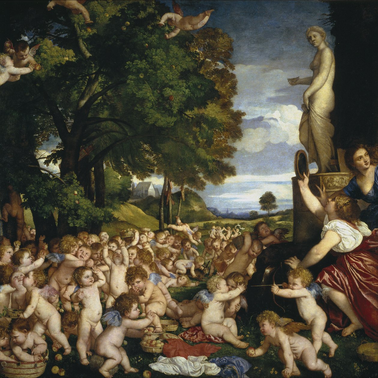 Ofiara Wenus, 1518-1519 autorstwa Tiziano Vecelli