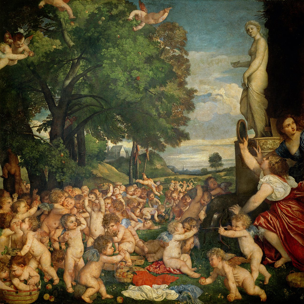 Kult Wenus, 1519 autorstwa Tiziano Vecelli