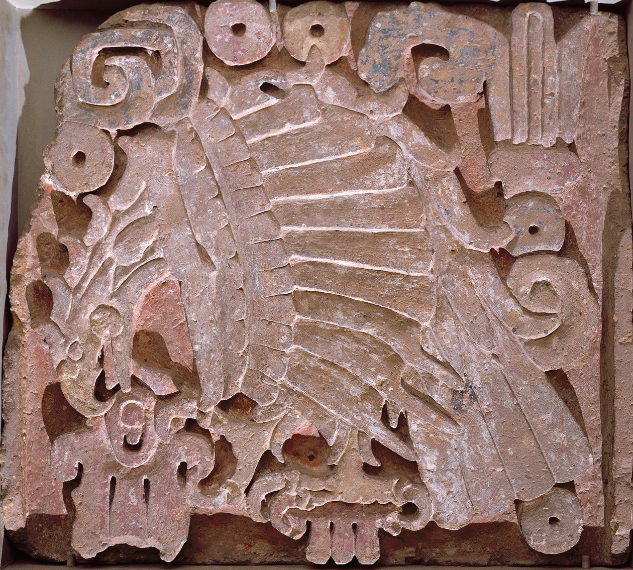 Relief orła, X-XIII w., Meksyk autorstwa Toltec