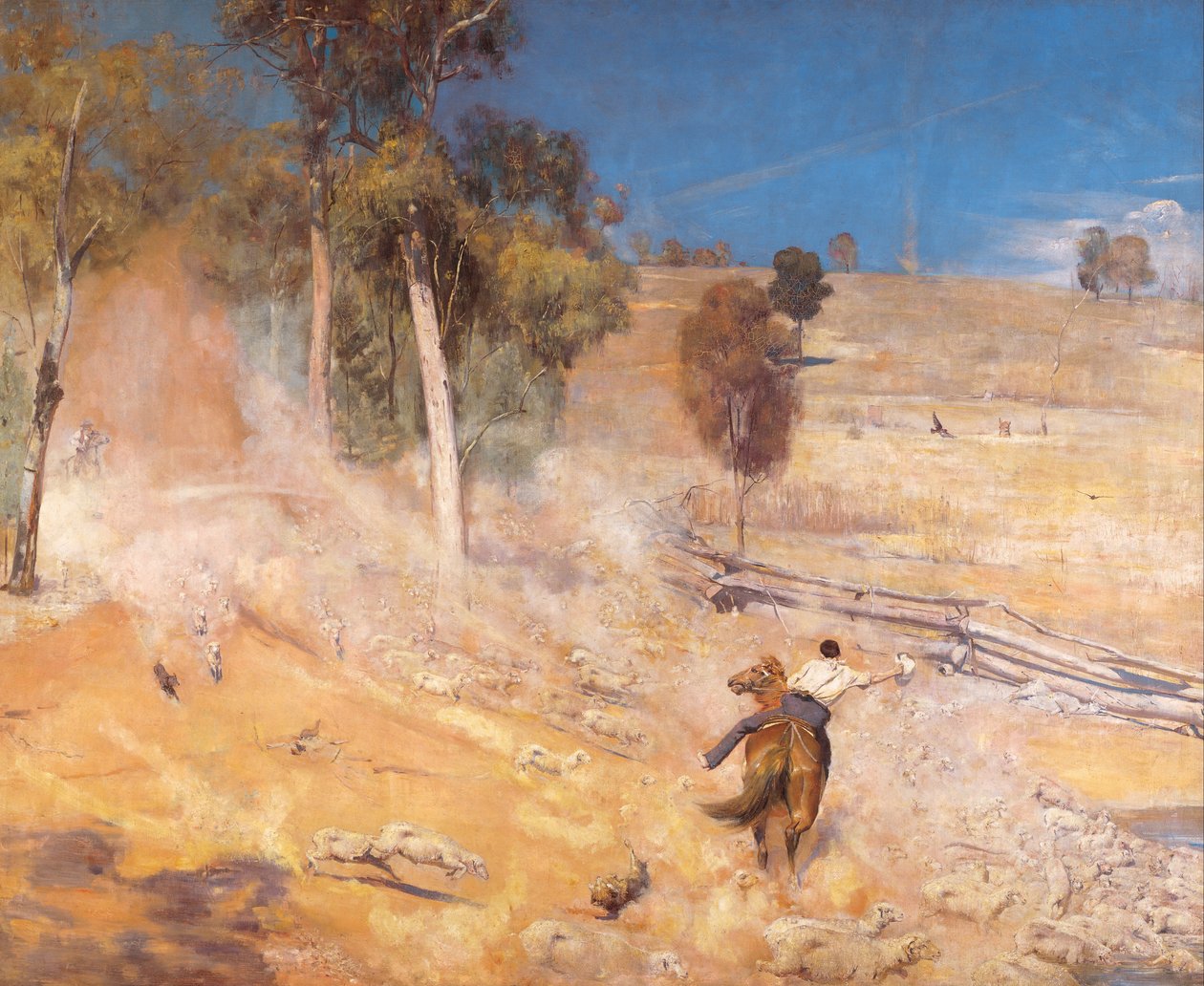 Ucieczka! autorstwa Tom Roberts