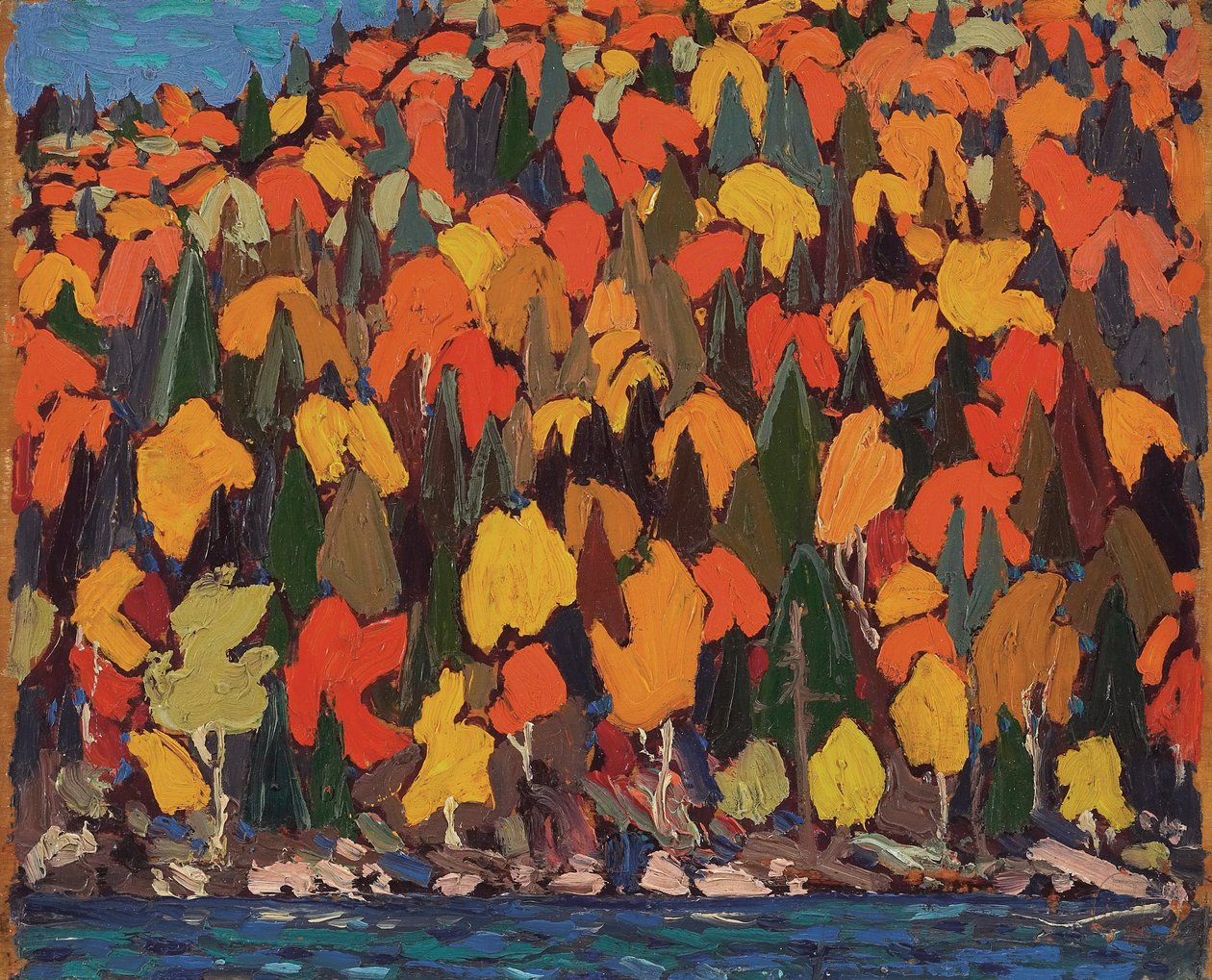 Jesienne liście autorstwa Tom Thomson