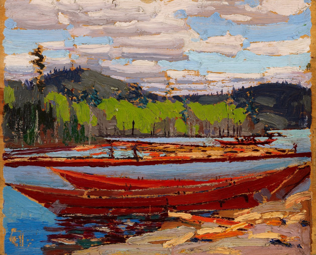 Łodzie autorstwa Tom Thomson