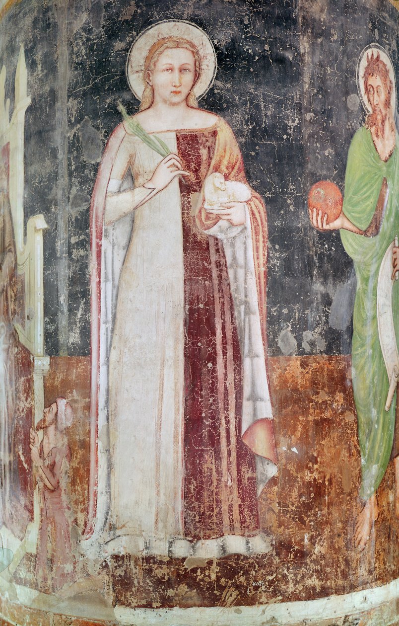 Św. Agnieszka autorstwa Tommaso da Modena