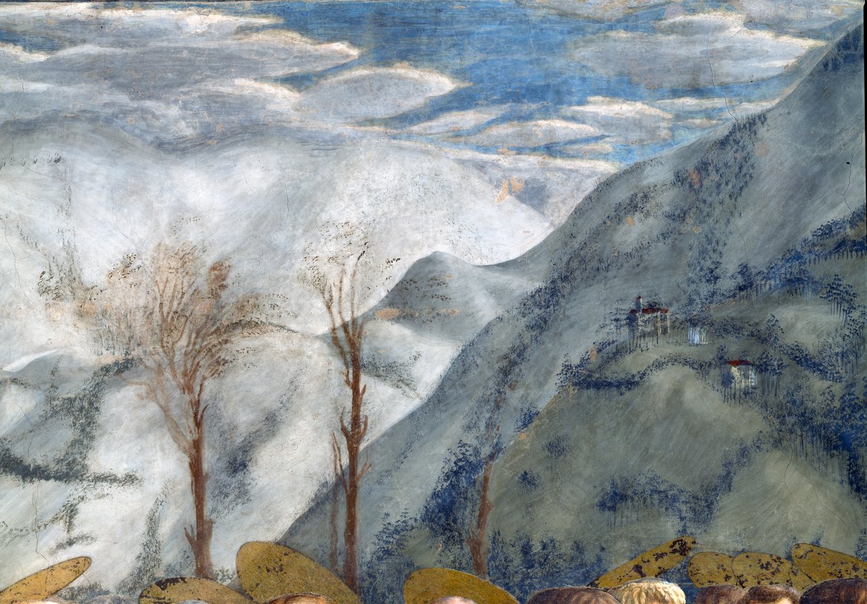 Scena górska, kaplica Brancaccich autorstwa Tommaso Masaccio