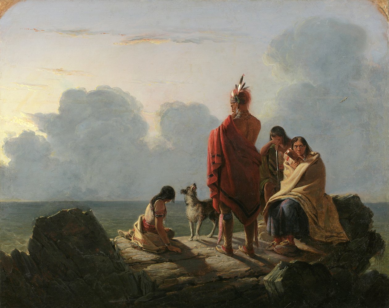 Ostatni z wyścigu, 1847 autorstwa Tompkins Harrison Matteson