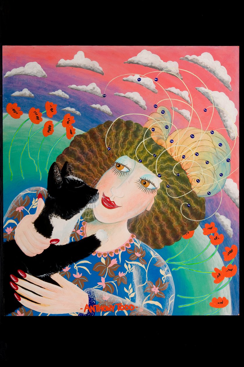 Binkies and Poppies, 2010 (akryl na pokładzie) autorstwa Tony Todd