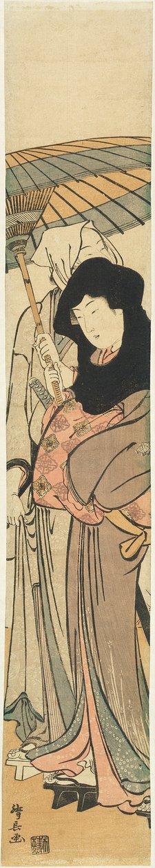 Ochiyo plan d antyamerykański autorstwa Torii Kiyonaga