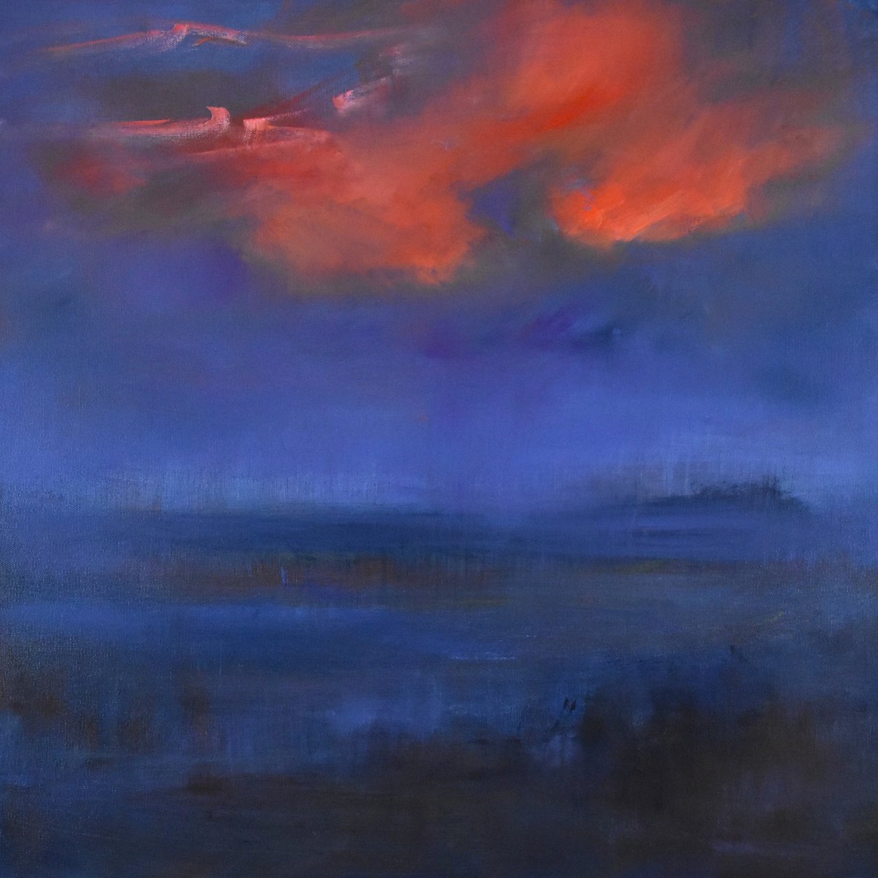 Compelling Quietude, 2019 (olej na płótnie) autorstwa Tracy Lambros
