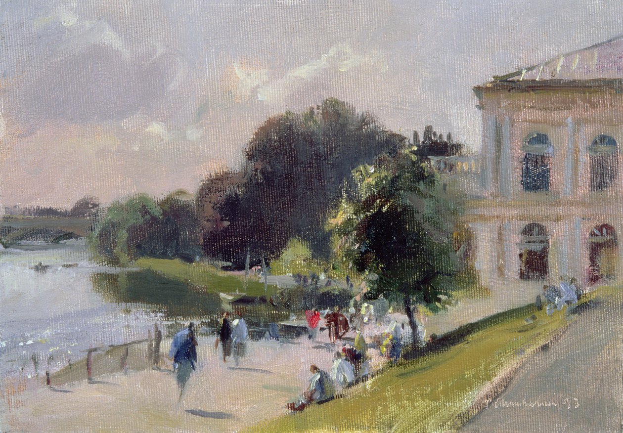 Musujące popołudnie, Richmond, 1993 autorstwa Trevor Chamberlain