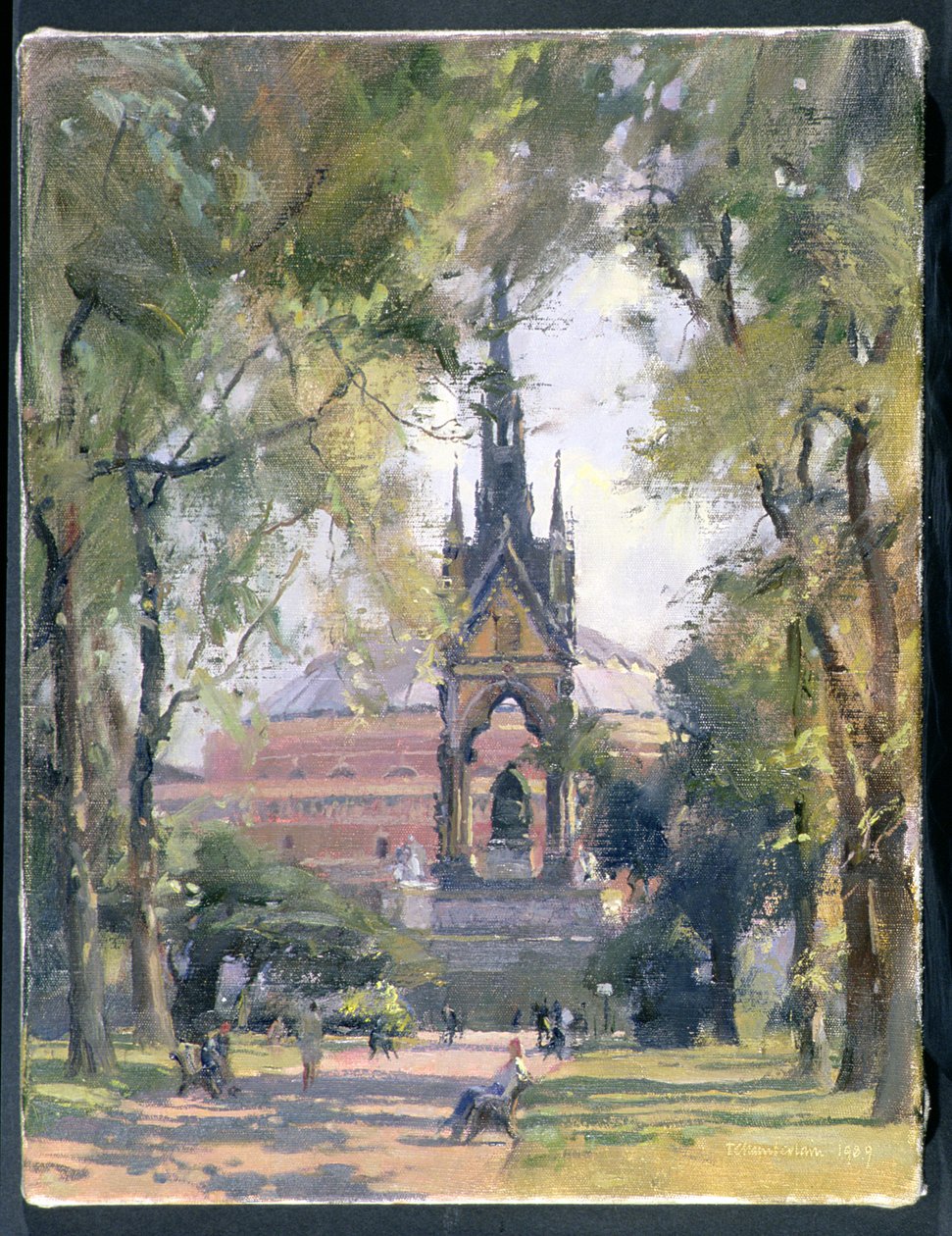 Lato, Albert Memorial, 1989 autorstwa Trevor Chamberlain
