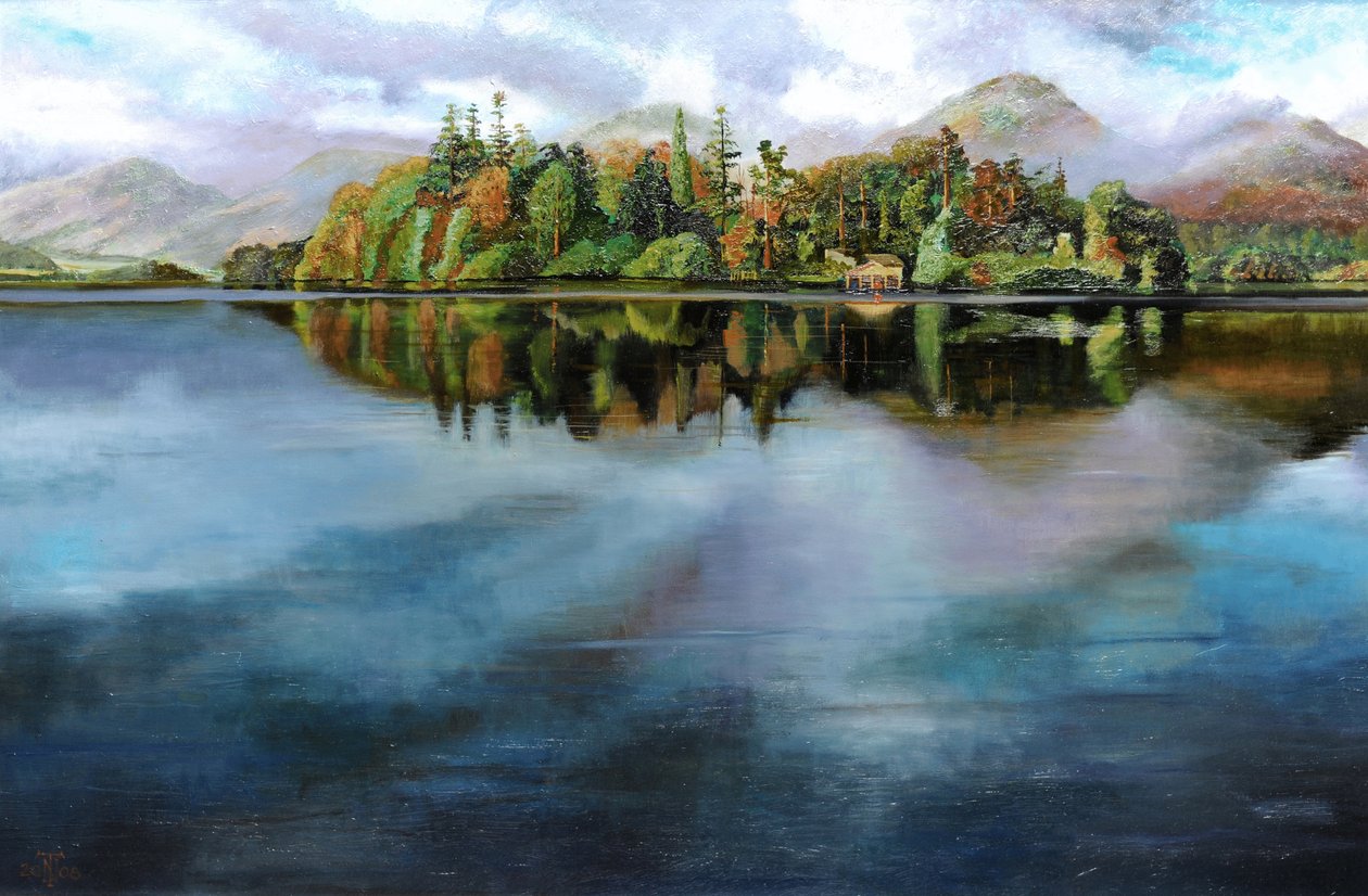 Boathouse, Derwentwater, Kumbria, 2008 autorstwa Trevor Neal