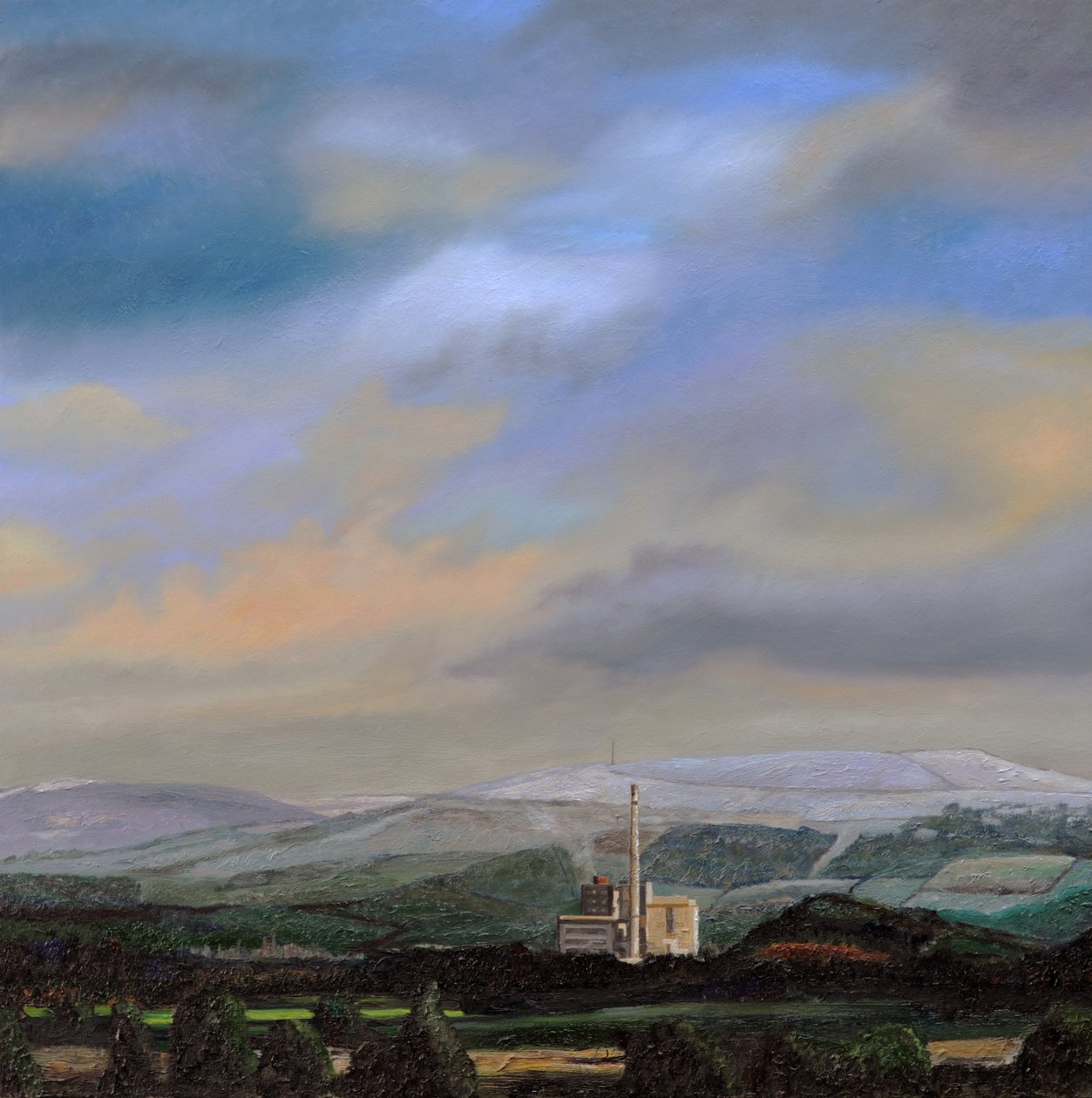 Cementownie, Hope Valley, Derbyshire, 2009 autorstwa Trevor Neal