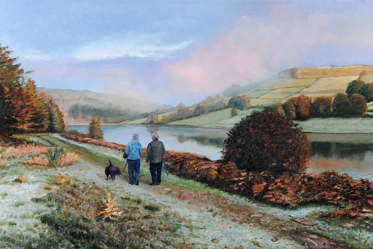 Zbiornik Ladybower, Derbyshire, 2009 autorstwa Trevor Neal