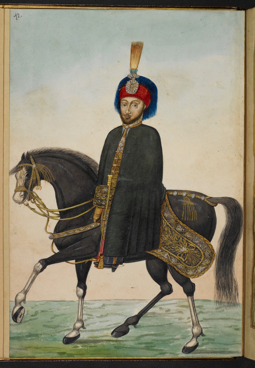 Lub 9505 f.72r, Abdulmecit I (welin) autorstwa Turkish School