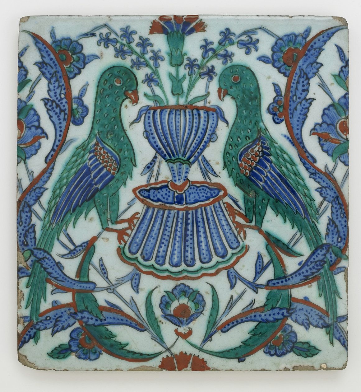Płytka, Iznik, dynastia Ottomanów (ceramika) autorstwa Turkish School