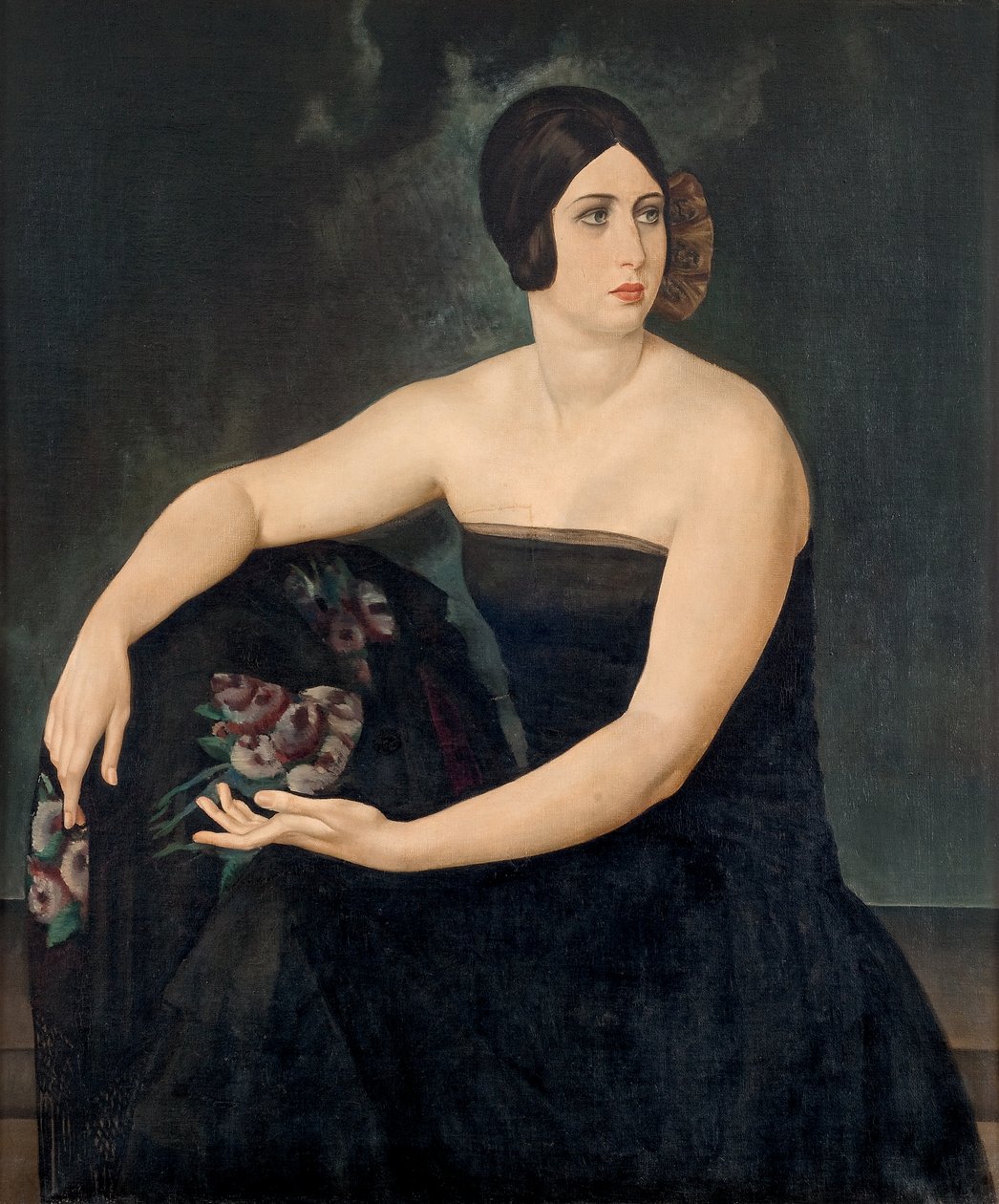 Portret damy, 1924. autorstwa Ubaldo Oppi