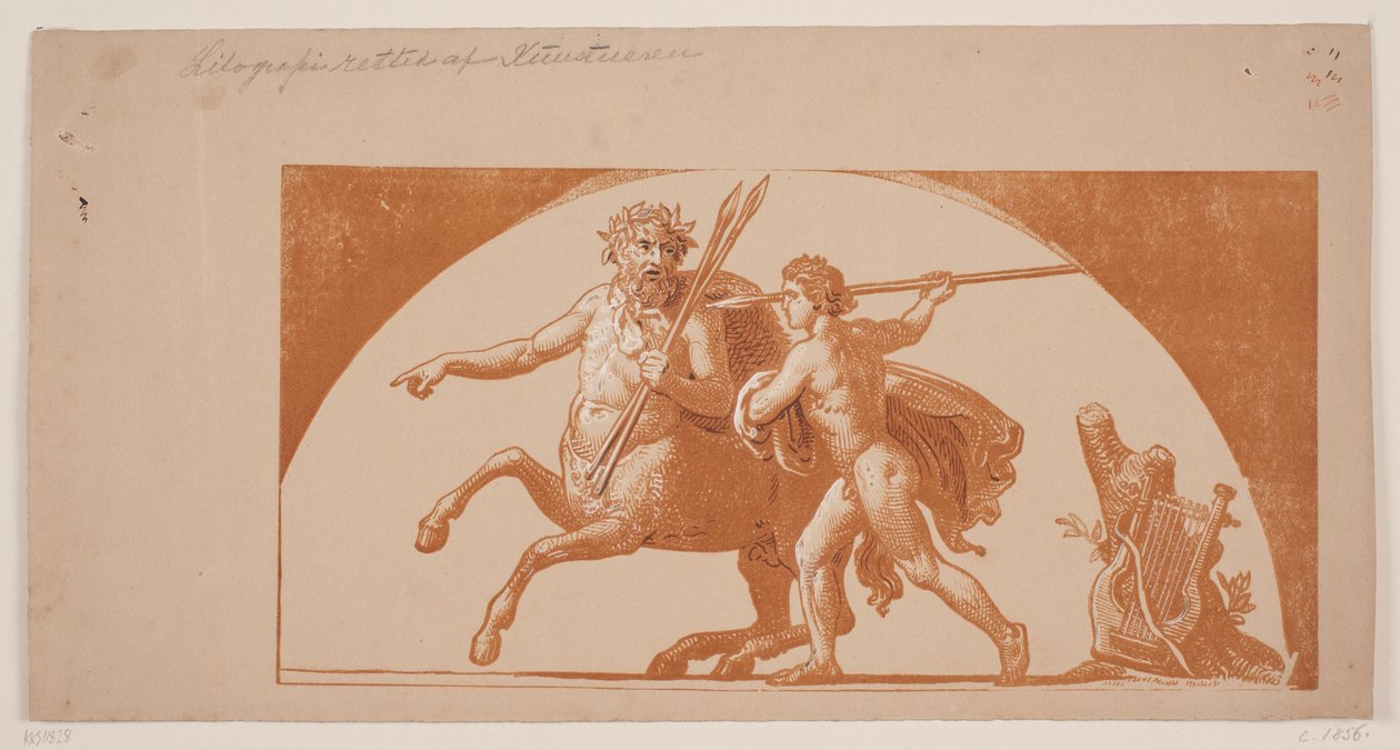Chiron i Achilles autorstwa Ubekendt