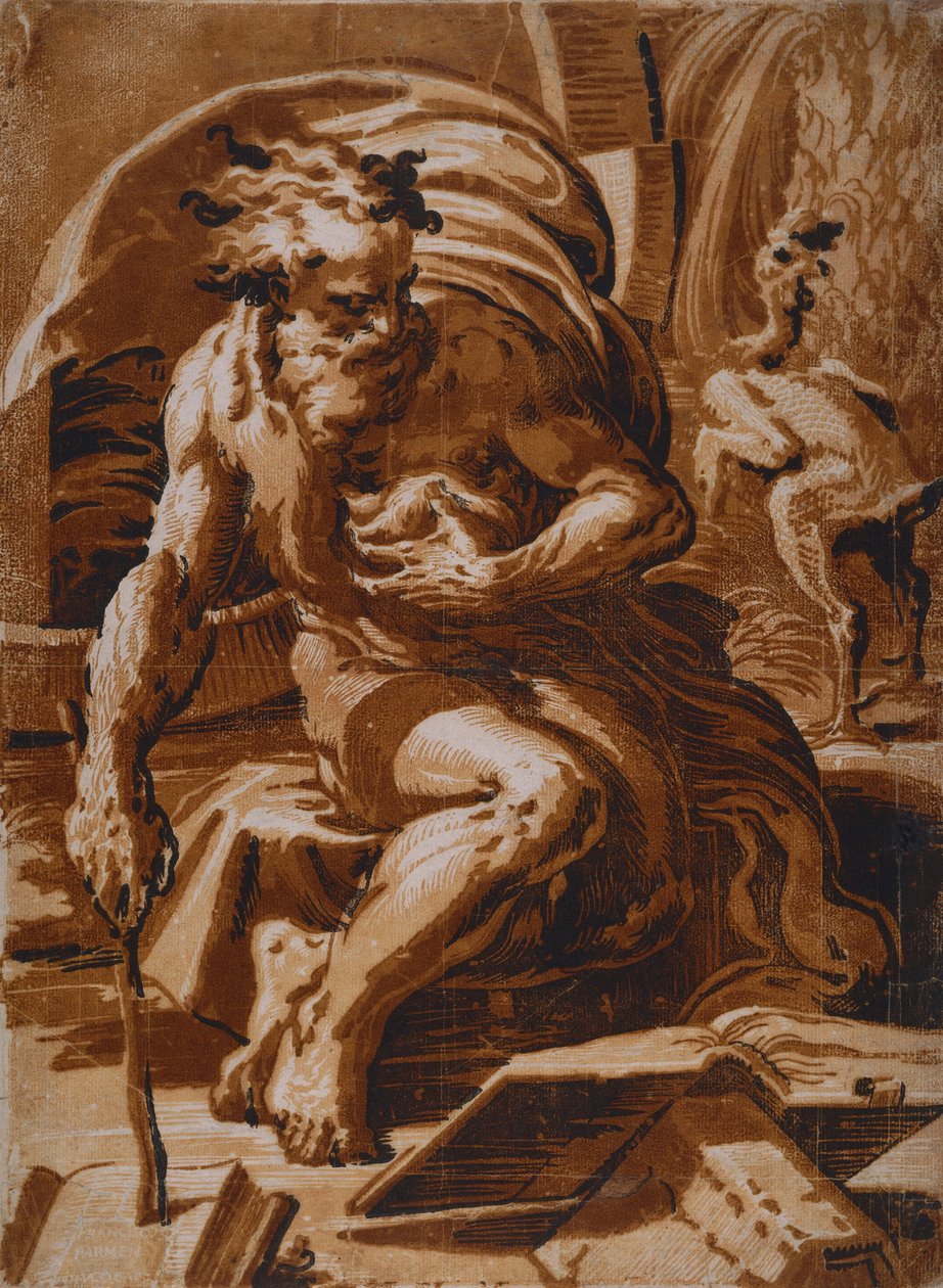 Diogenes autorstwa Ugo da Carpi