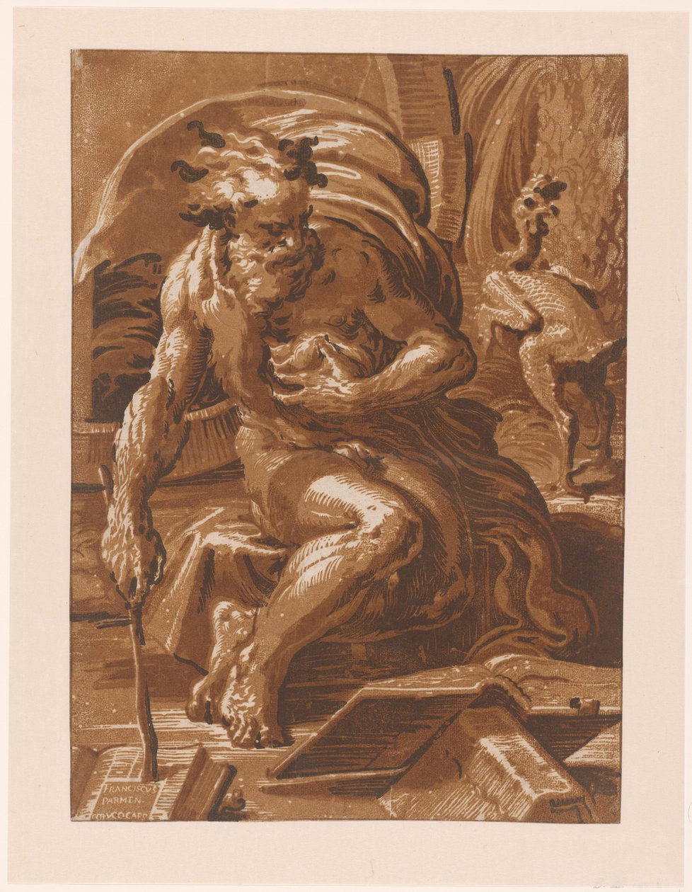 Diogenes autorstwa Ugo da Carpi