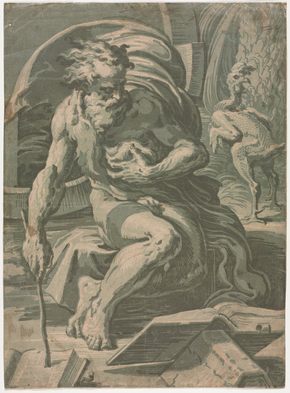 Diogenes, ok. 1524-1527. autorstwa Ugo da Carpi