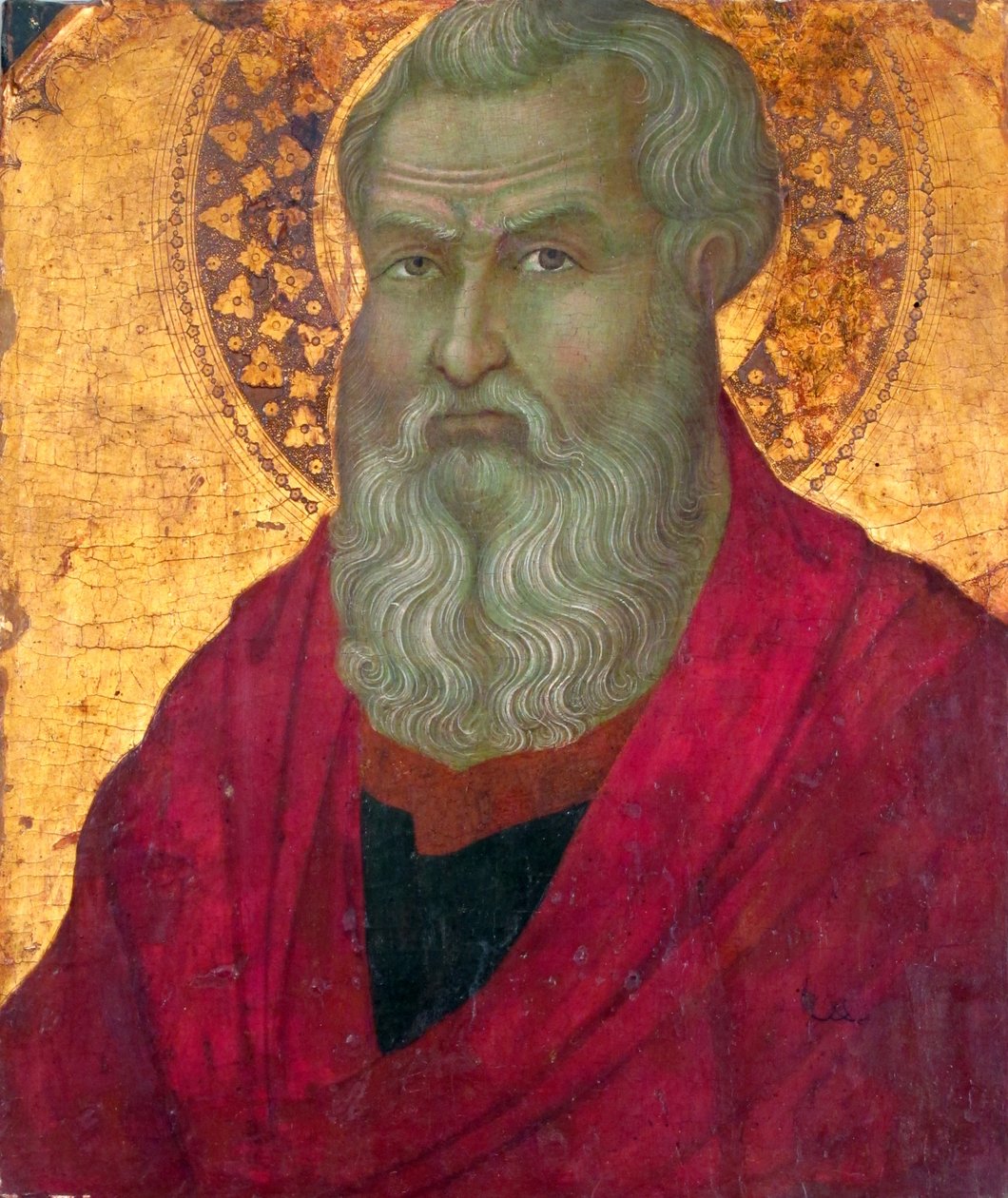 Św. Mateusz, ca. 1330-1335. autorstwa Ugolino da Siena