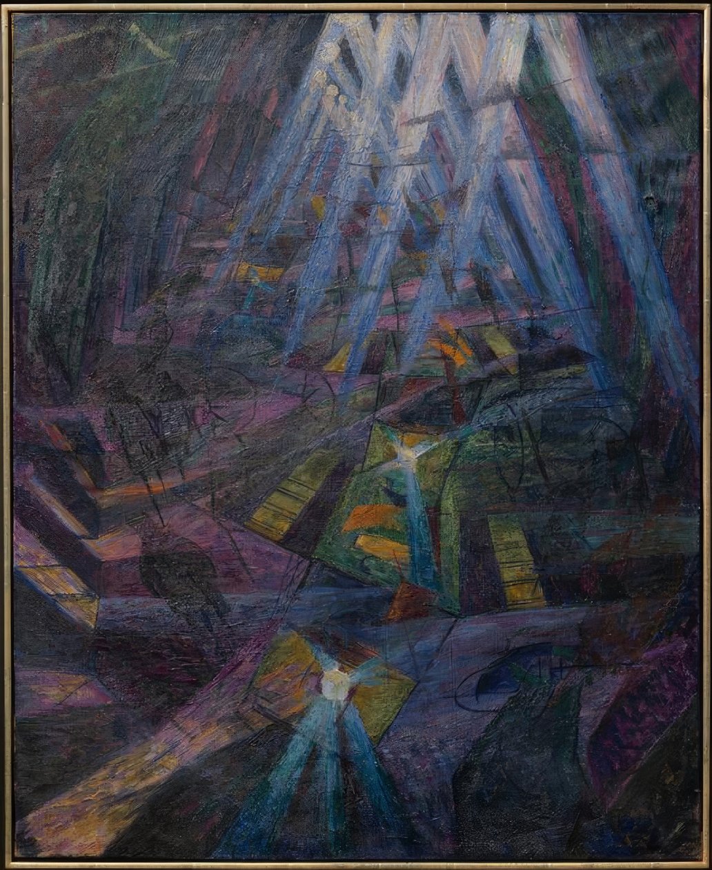 Siły drogi autorstwa Umberto Boccioni