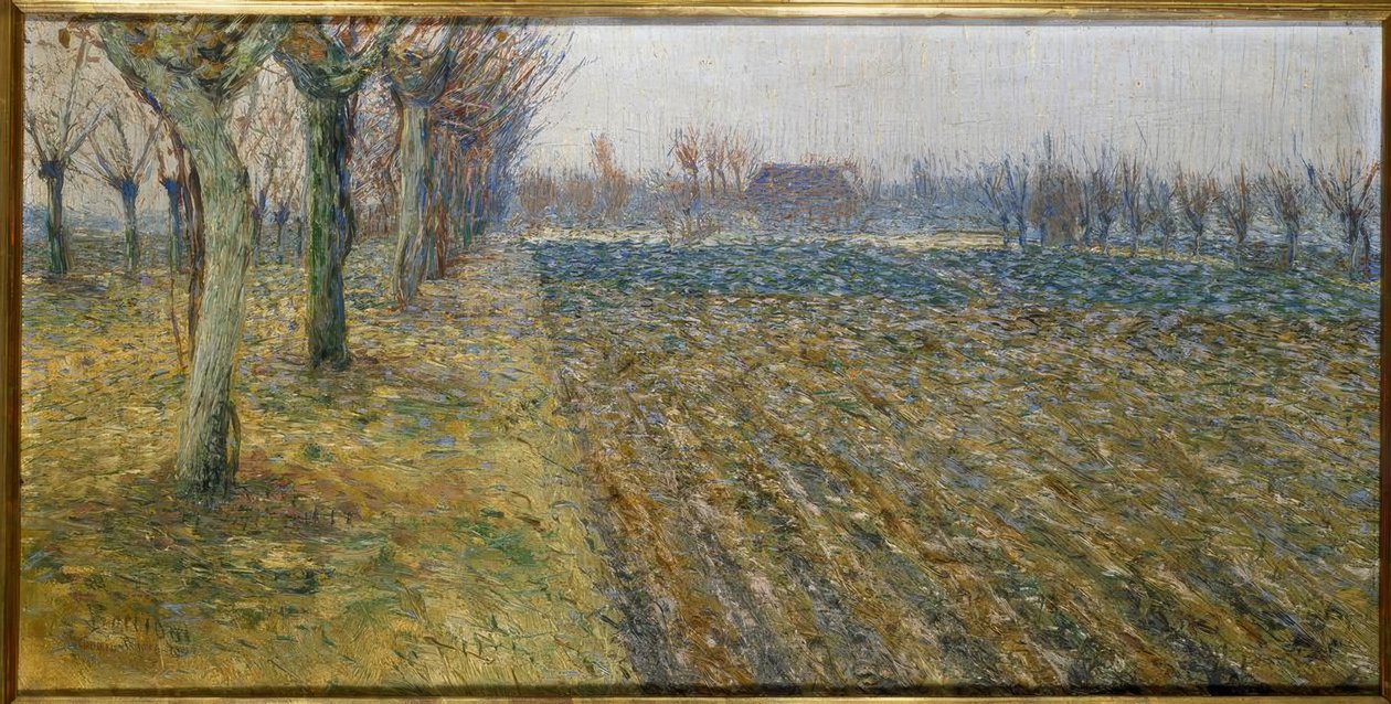Krajobraz w pobliżu Padwy autorstwa Umberto Boccioni
