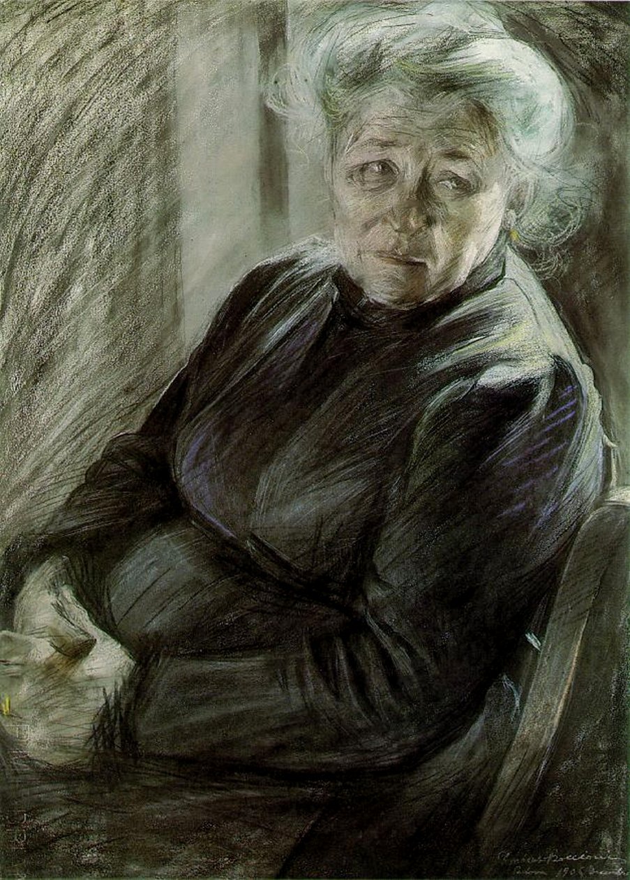 Matka, 1906 (pastel na papierze) autorstwa Umberto Boccioni
