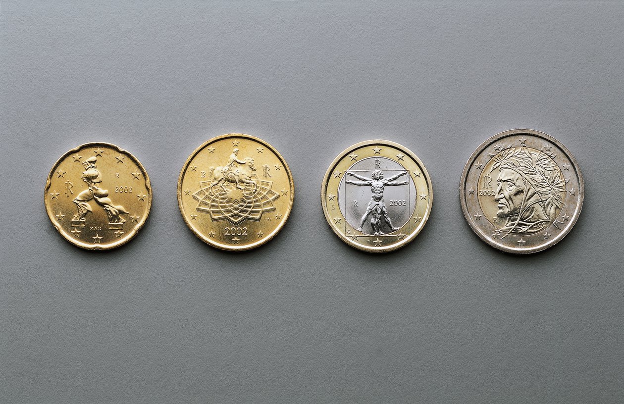 20 centów, 50 centów autorstwa Umberto Boccioni