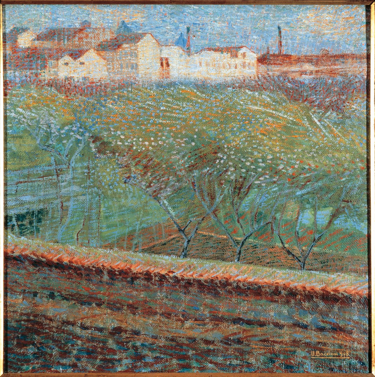 Wieczór kwietniowy — Umberto Boccioni autorstwa Umberto Boccioni