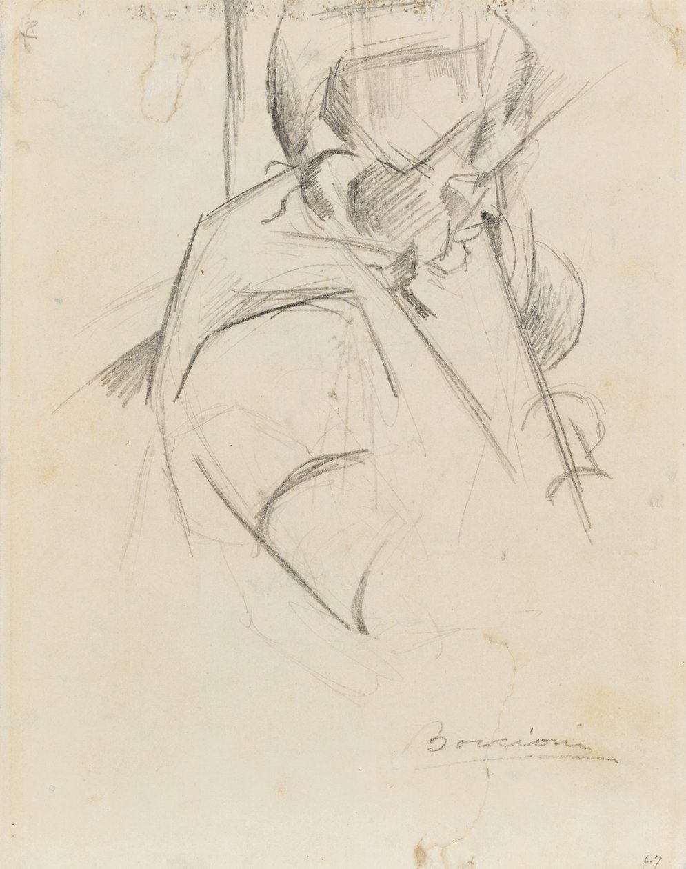 Popiersie matki autorstwa Umberto Boccioni