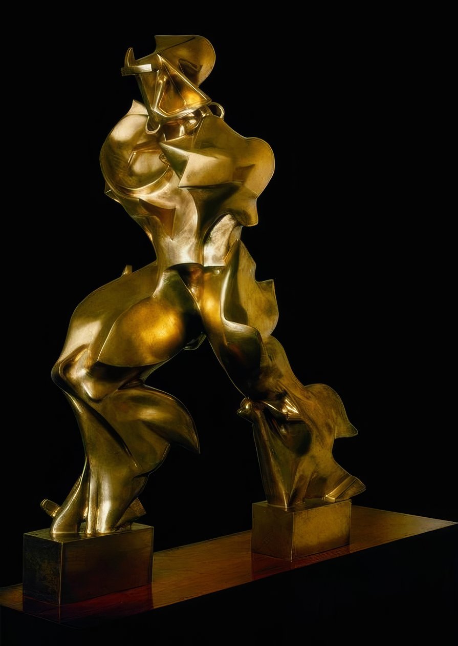 Unikalne formy ciągłości w przestrzeni autorstwa Umberto Boccioni