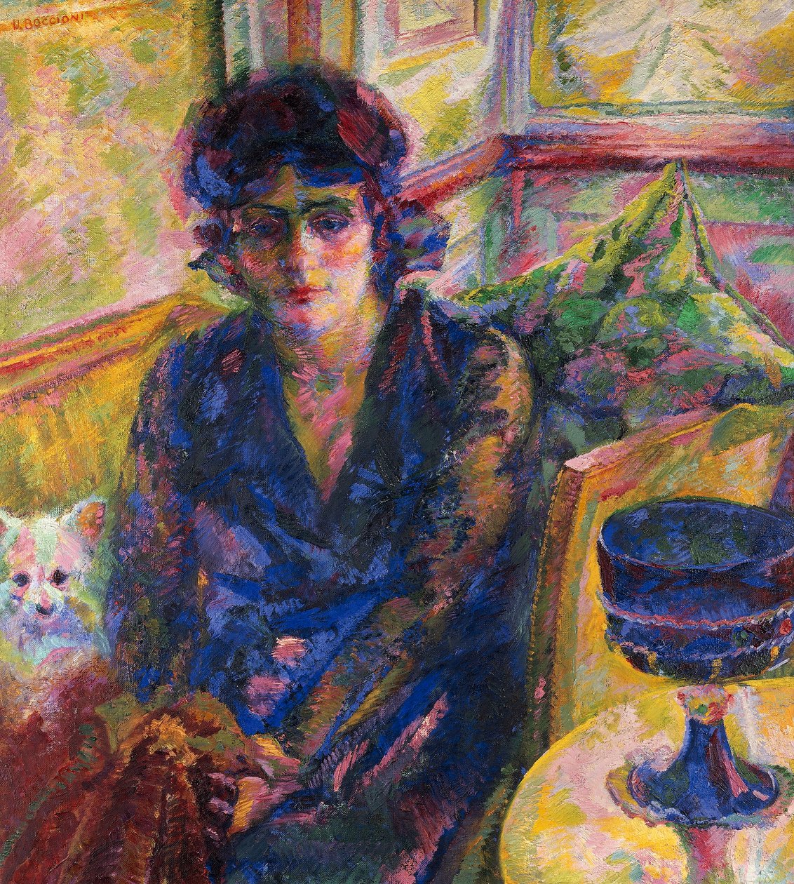 Portret pani Cragnolini Fanna autorstwa Umberto Boccioni