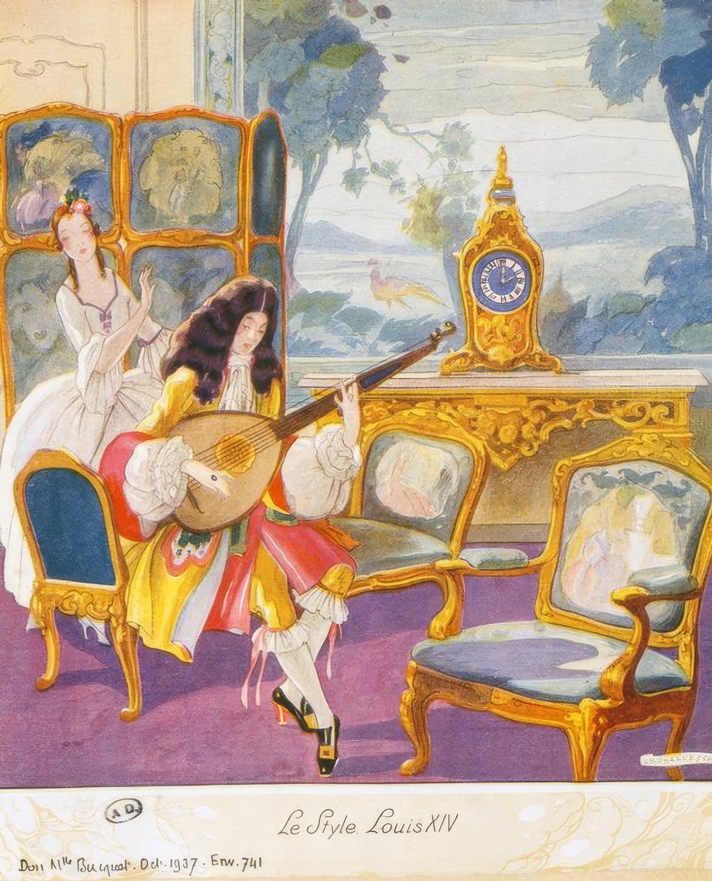 Styl Ludwika XIV. autorstwa Umberto Brunelleschi