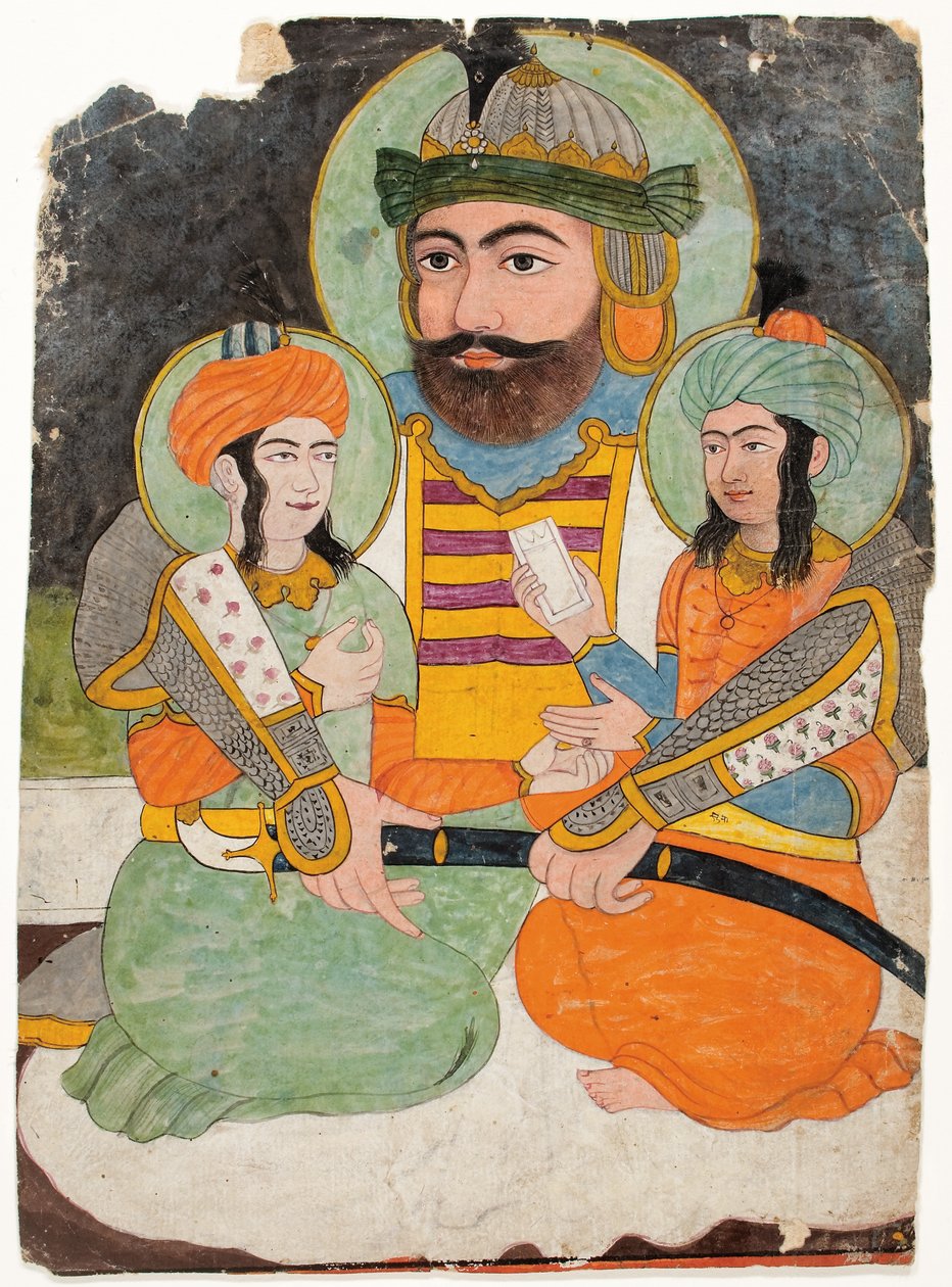 Hazrat Ali z dwoma synami autorstwa Unbekannt Unbekannt