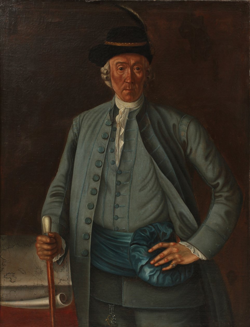 Johan Acrel, również pisane Acrell (1713-1790) autorstwa Unbekannt Unbekannt