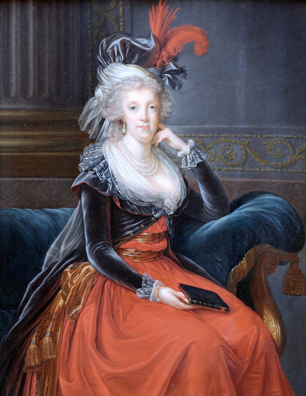 Portret Marii Karoliny Austrii (1752-1814), królowej małżonki Neapolu autorstwa Unbekannt Unbekannt