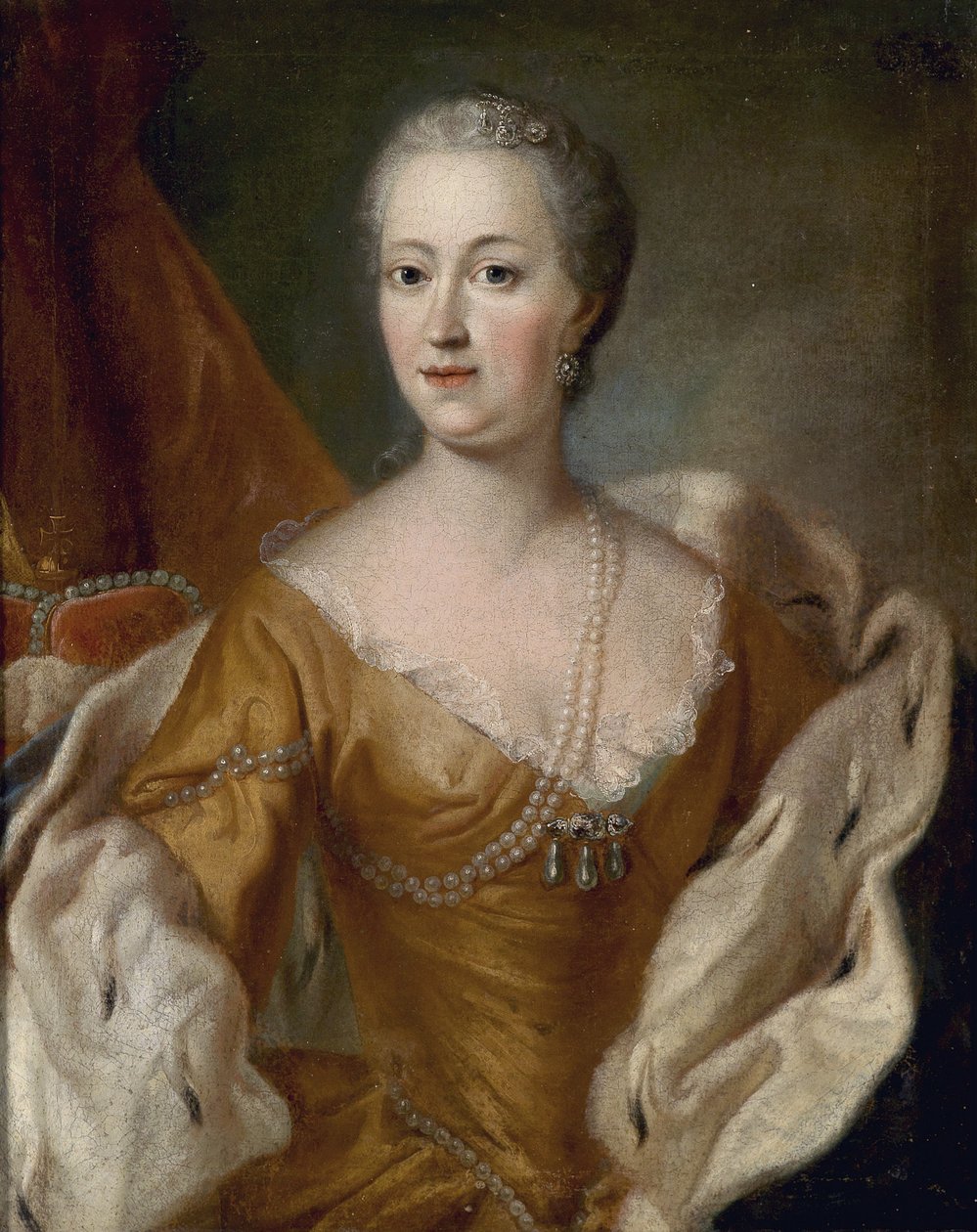 Portret Marii Teresy (1717-1780) autorstwa Unbekannt Unbekannt