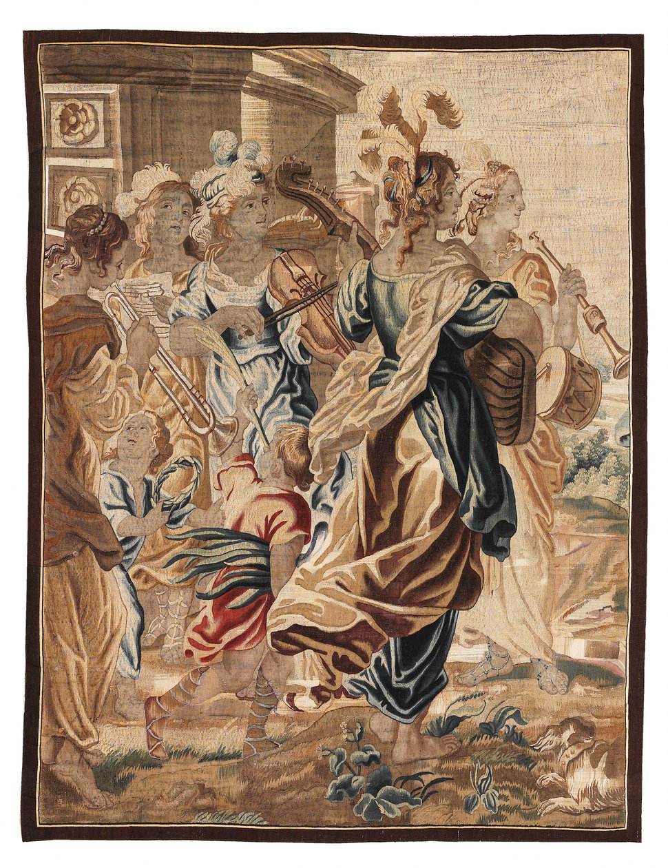 Gobelin (Fragment) autorstwa Unbekannt Unbekannt