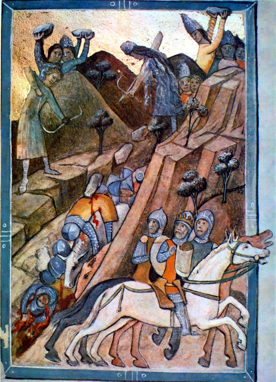 Bitwa pod Posadą w Chronicon Pictum s. 2 146 autorstwa Unbekannt Unbekannt