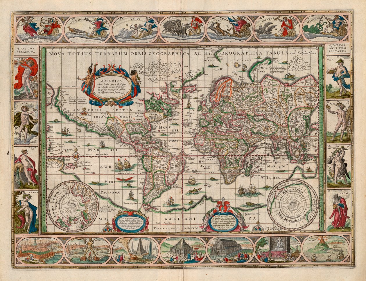 Mapa ze zbiorów map Biblioteki Narodowej. Mapa została opublikowana w (1635) i przedstawia mapę świata autorstwa Unbekannt Unbekannt